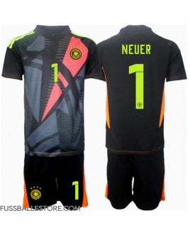 Günstige Deutschland Manuel Neuer #1 Torwart Heimtrikotsatz Kinder EM 2024 Kurzarm (+ Kurze Hosen)